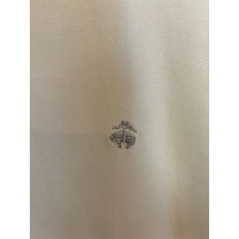 Brooks Brothers Polo Shirt Mens 2XL Yellow Golf Summer Casual Logo - Picture 3 of 8